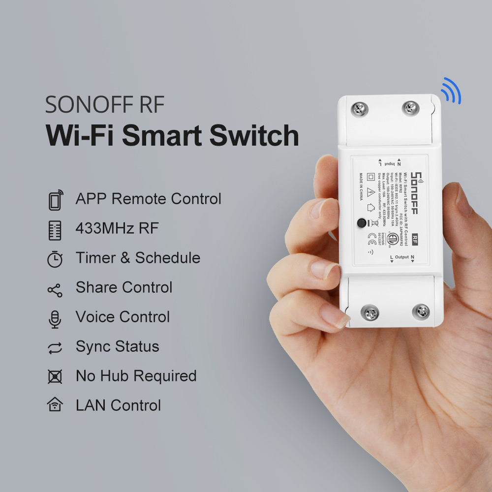 Itead SONOFF RF R2 Wifi Smart  - Sonoff Basic Switch recensione e prezzo