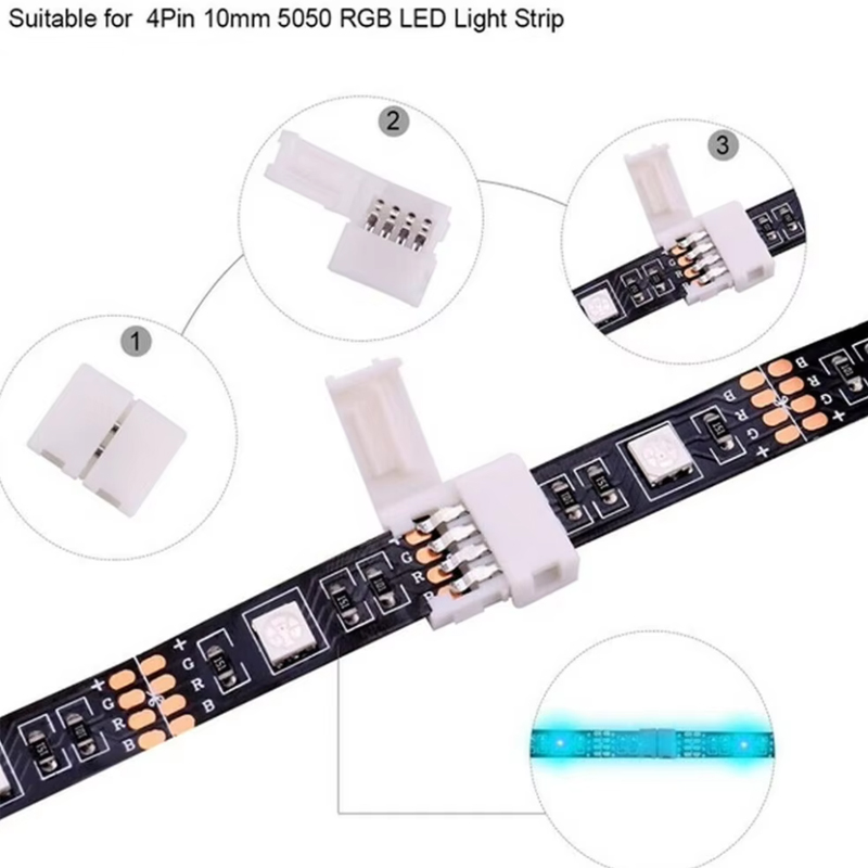 5 pz 4PIN 8mm Connettore Led L - Rgb Led Matrix 8X8 recensione e prezzo